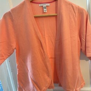 Isaac Mizrahi Coral Open-Front Cardigan